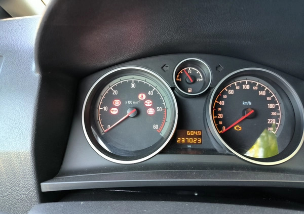 Opel Zafira cena 14500 przebieg: 237000, rok produkcji 2010 z Złotoryja małe 92